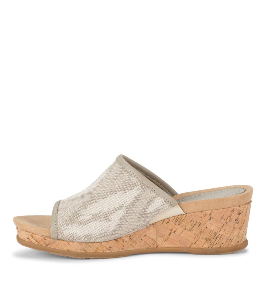 Baretraps Slides &amp; Slip On Sandals | Women Flossey Wedge Slide Sandal Natural Ikat