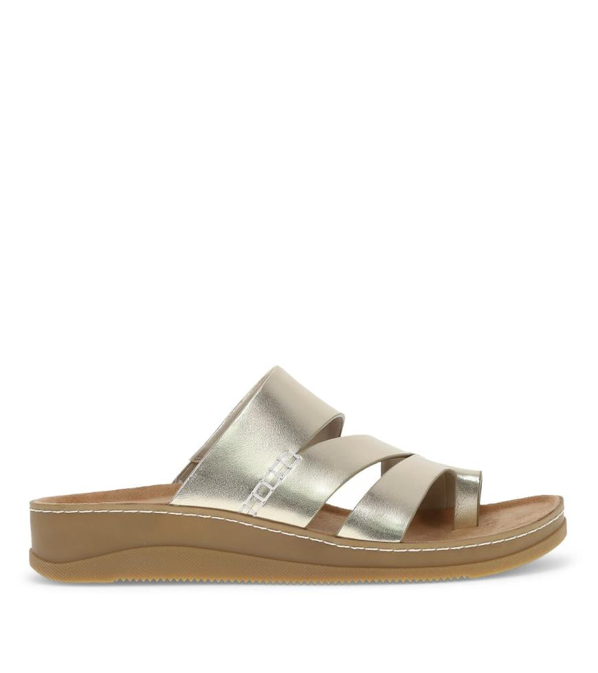 Baretraps Slides &amp; Slip On Sandals | Women Fresha Slide Sandal Gold