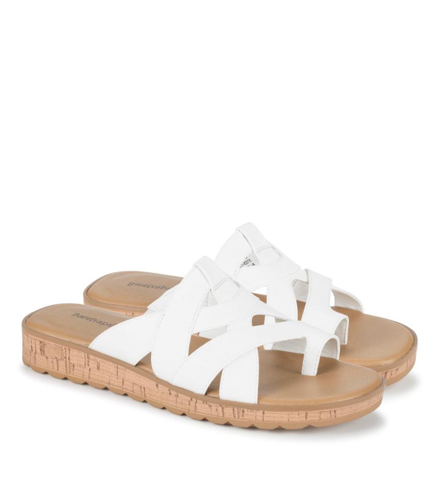 Baretraps Slides &amp; Slip On Sandals | Women Gabbie Slide Sandal White