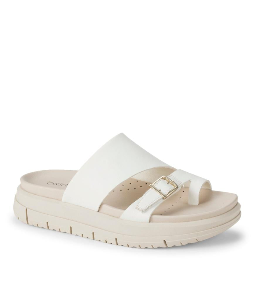 Baretraps Slides &amp; Slip On Sandals | Women Henrika Slide Sandal Off White Leather