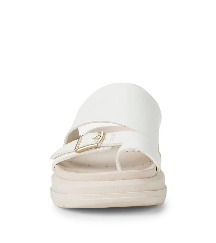Baretraps Slides &amp; Slip On Sandals | Women Henrika Slide Sandal Off White Leather