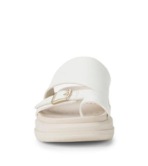 Baretraps Slides &amp; Slip On Sandals | Women Henrika Slide Sandal Off White Leather
