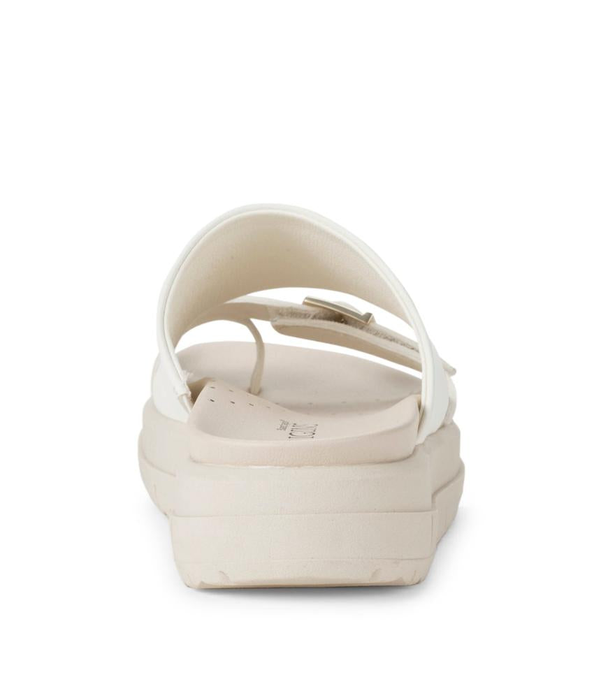 Baretraps Slides &amp; Slip On Sandals | Women Henrika Slide Sandal Off White Leather