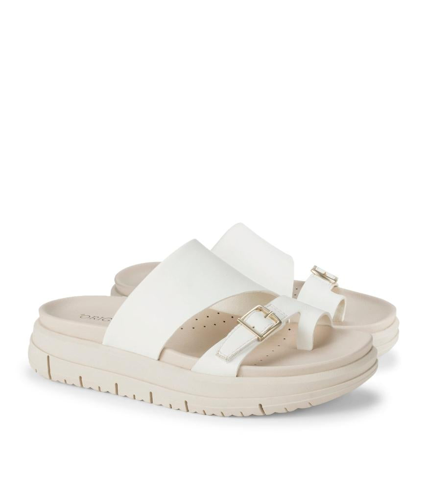 Baretraps Slides &amp; Slip On Sandals | Women Henrika Slide Sandal Off White Leather