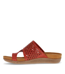 Baretraps Slides &amp; Slip On Sandals | Women Juny Slide Sandal Cherry Red