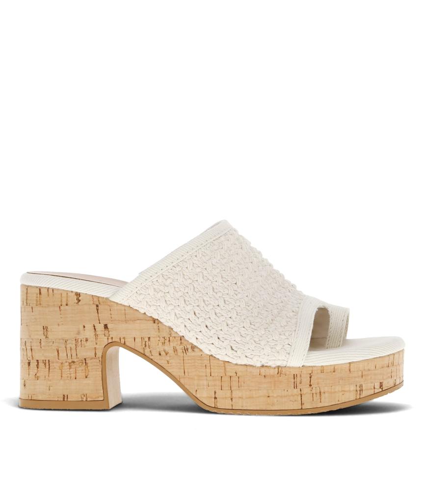 Baretraps Slides &amp; Slip On Sandals | Women Maia Block Heel Sandal Natural