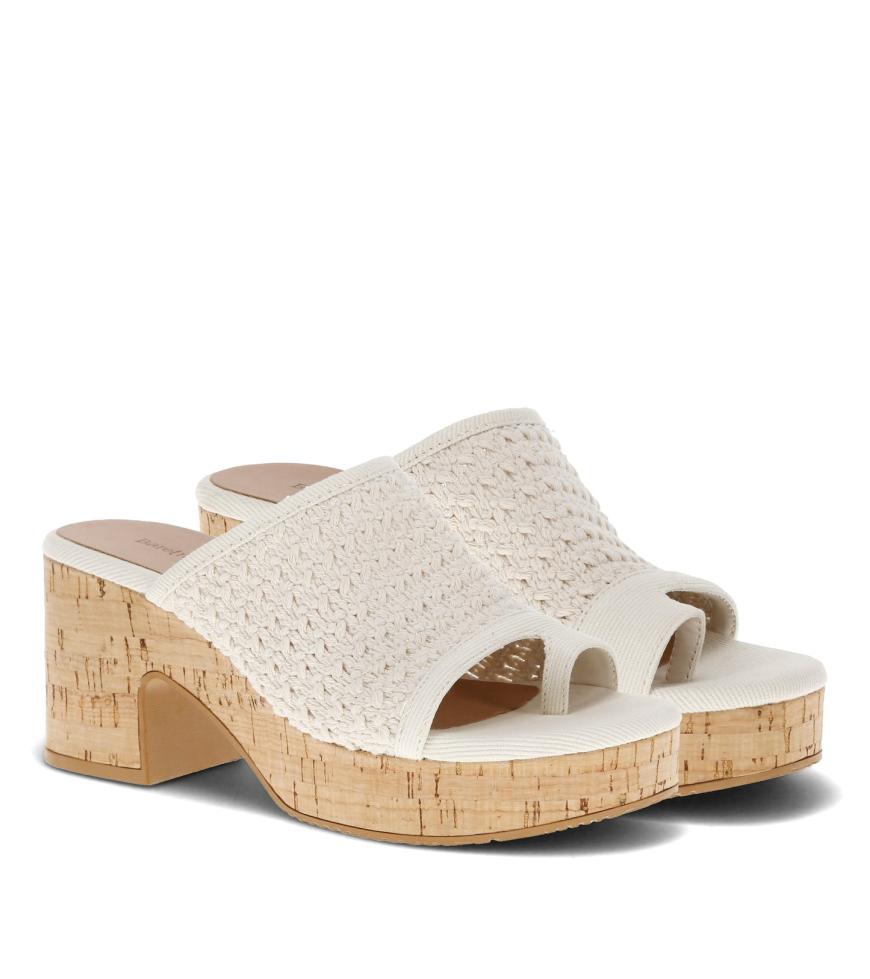 Baretraps Slides &amp; Slip On Sandals | Women Maia Block Heel Sandal Natural