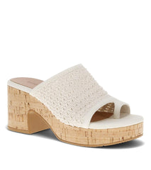 Baretraps Slides &amp; Slip On Sandals | Women Maia Block Heel Sandal Natural