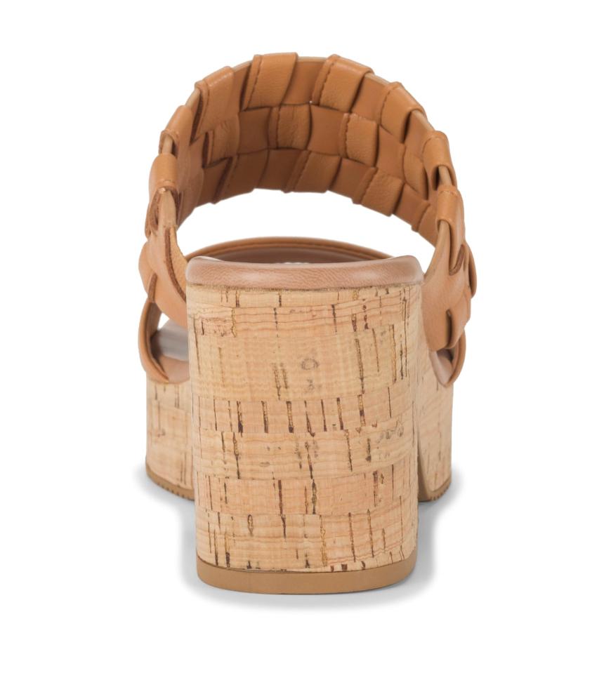 Baretraps Slides &amp; Slip On Sandals | Women Mavis Block Heel Slide Sandal Dune