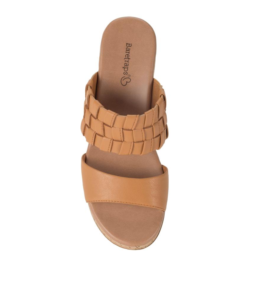 Baretraps Slides &amp; Slip On Sandals | Women Mavis Block Heel Slide Sandal Dune