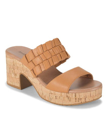 Baretraps Slides &amp; Slip On Sandals | Women Mavis Block Heel Slide Sandal Dune