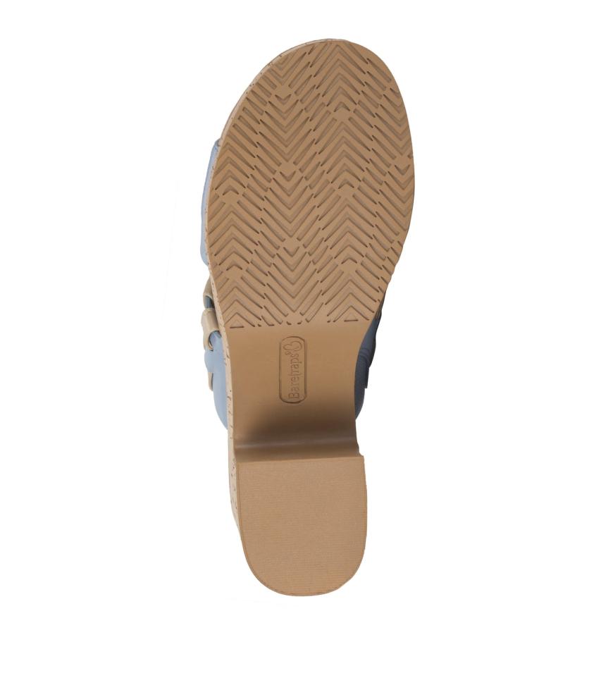 Baretraps Slides &amp; Slip On Sandals | Women Mavis Block Heel Slide Sandal Island Blue