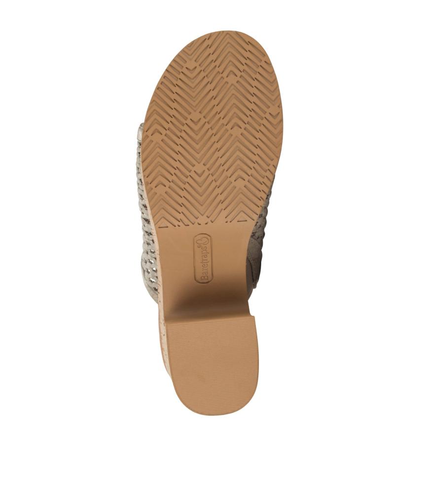 Baretraps Slides &amp; Slip On Sandals | Women Michaela Block Heel Sandal Champagne