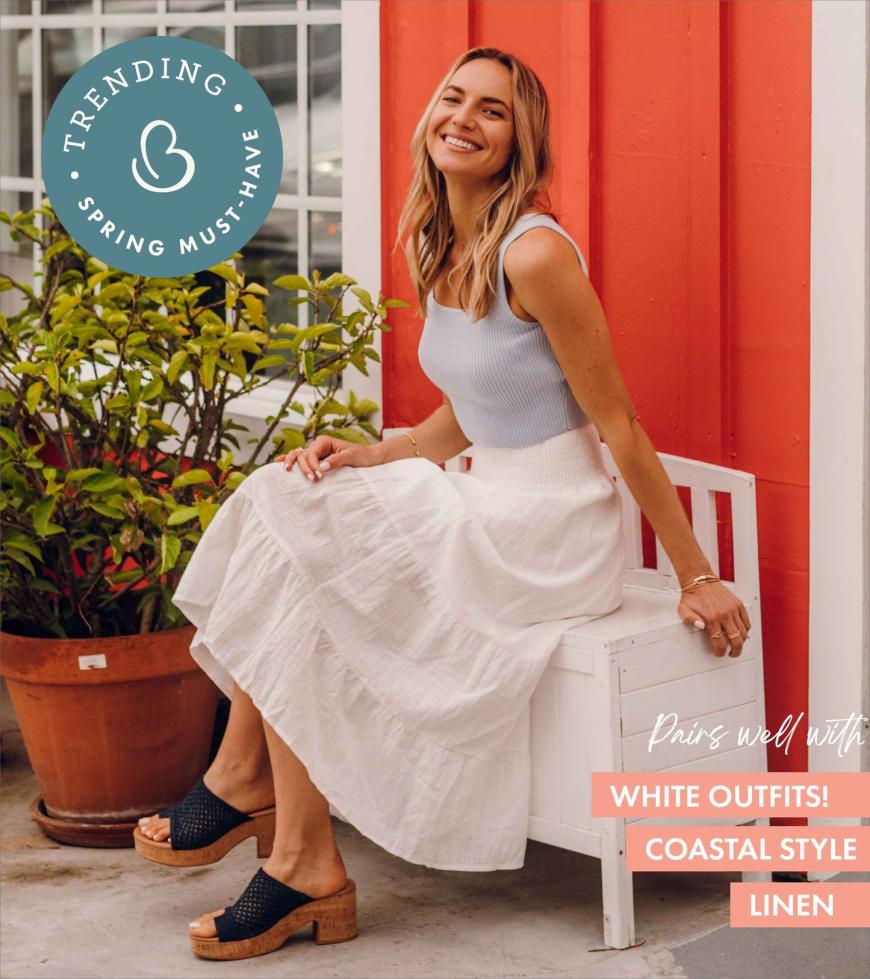 Baretraps Slides &amp; Slip On Sandals | Women Michaela Block Heel Sandal Dark Denim