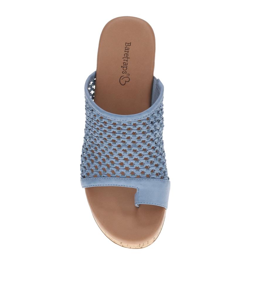 Baretraps Slides &amp; Slip On Sandals | Women Michaela Block Heel Sandal Island Blue