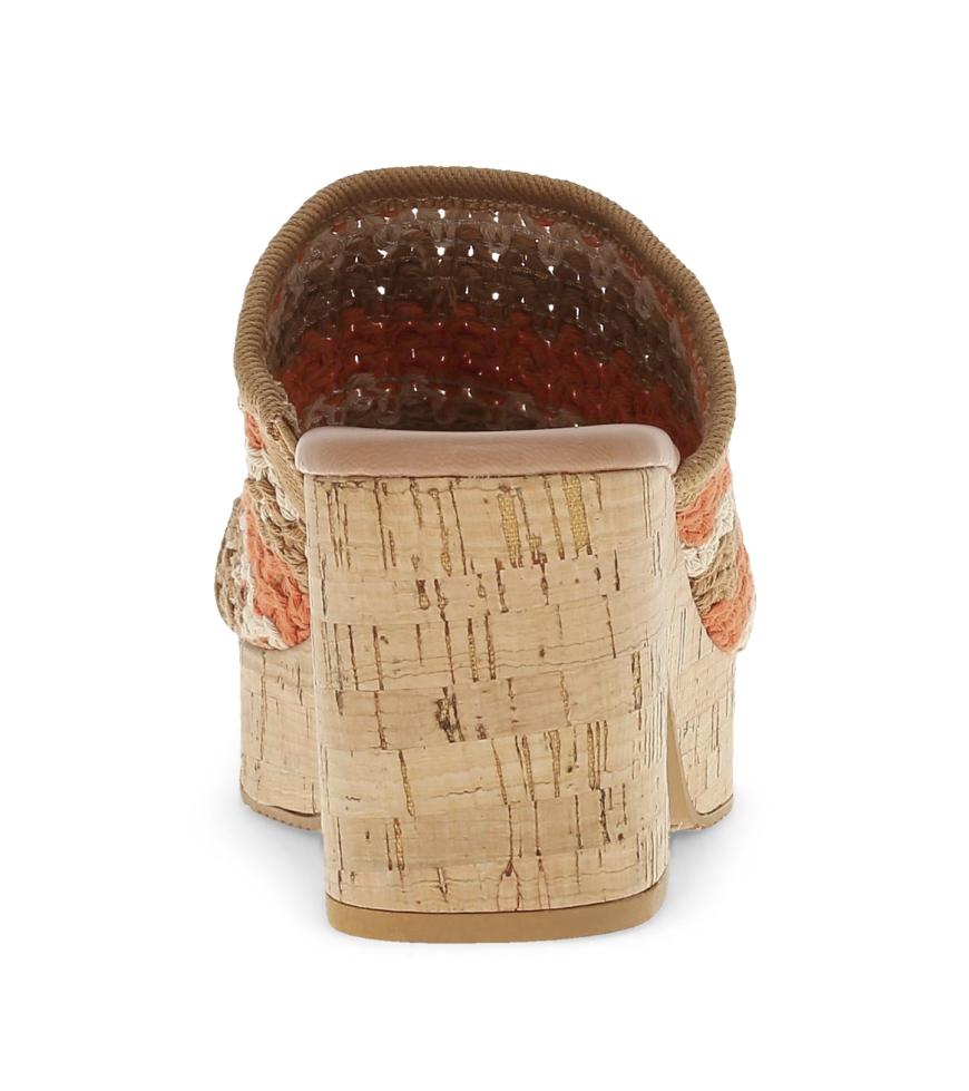 Baretraps Slides &amp; Slip On Sandals | Women Michaela Block Heel Sandal Orange Aid Multi