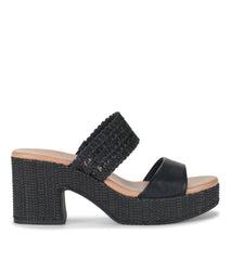 Baretraps Slides &amp; Slip On Sandals | Women Myles Block Heel Sandal Black