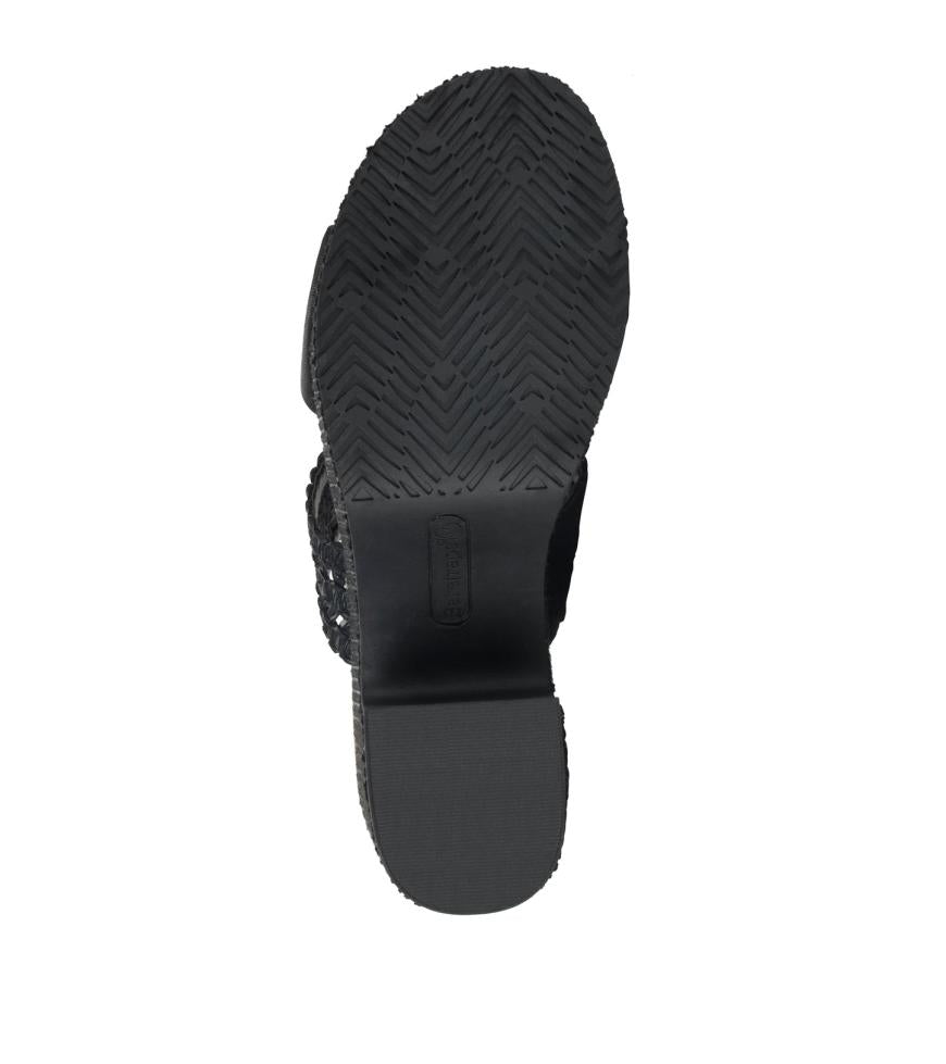Baretraps Slides &amp; Slip On Sandals | Women Myles Block Heel Sandal Black