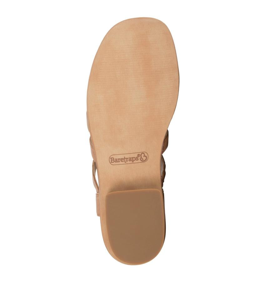 Baretraps Slides &amp; Slip On Sandals | Women Nathalia Gladiator Sandal Tan Leather