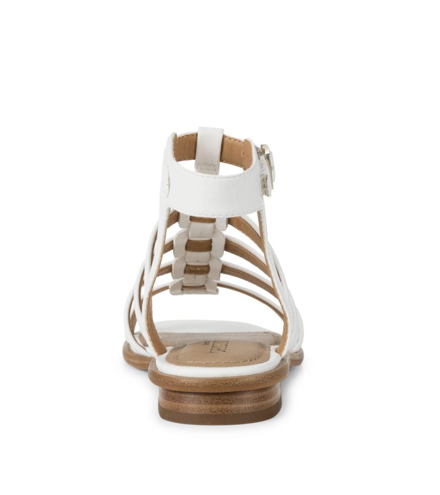 Baretraps Slides &amp; Slip On Sandals | Women Nathalia Gladiator Sandal White Leather