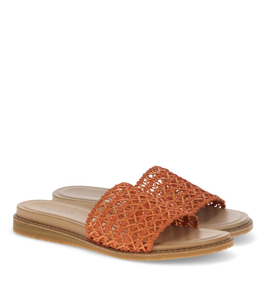 Baretraps Slides &amp; Slip On Sandals | Women Noya Slide Sandal Orange Aid