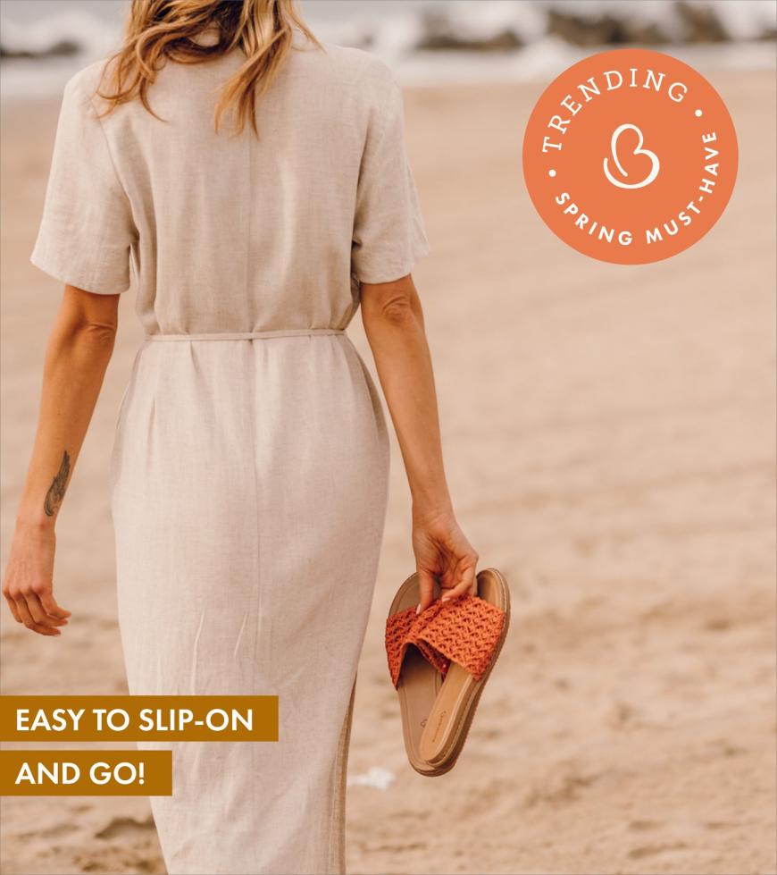 Baretraps Slides &amp; Slip On Sandals | Women Noya Slide Sandal Orange Aid