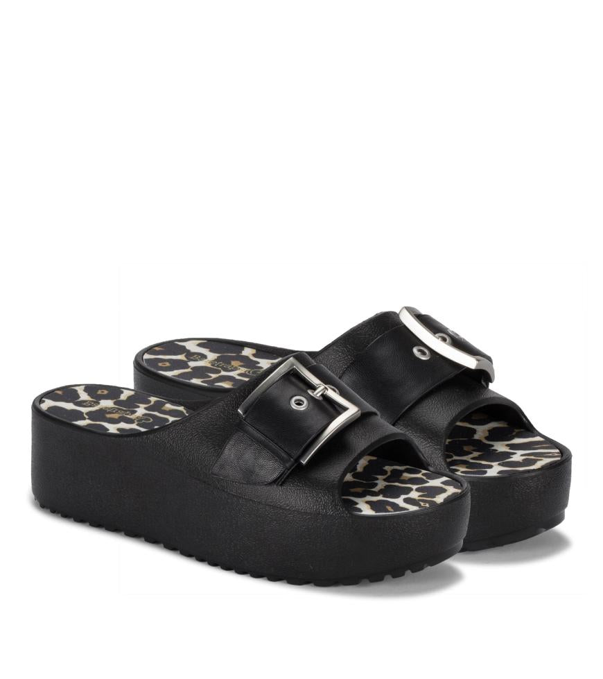Baretraps Slides &amp; Slip On Sandals | Women Pacey Platform Sandal Black/white