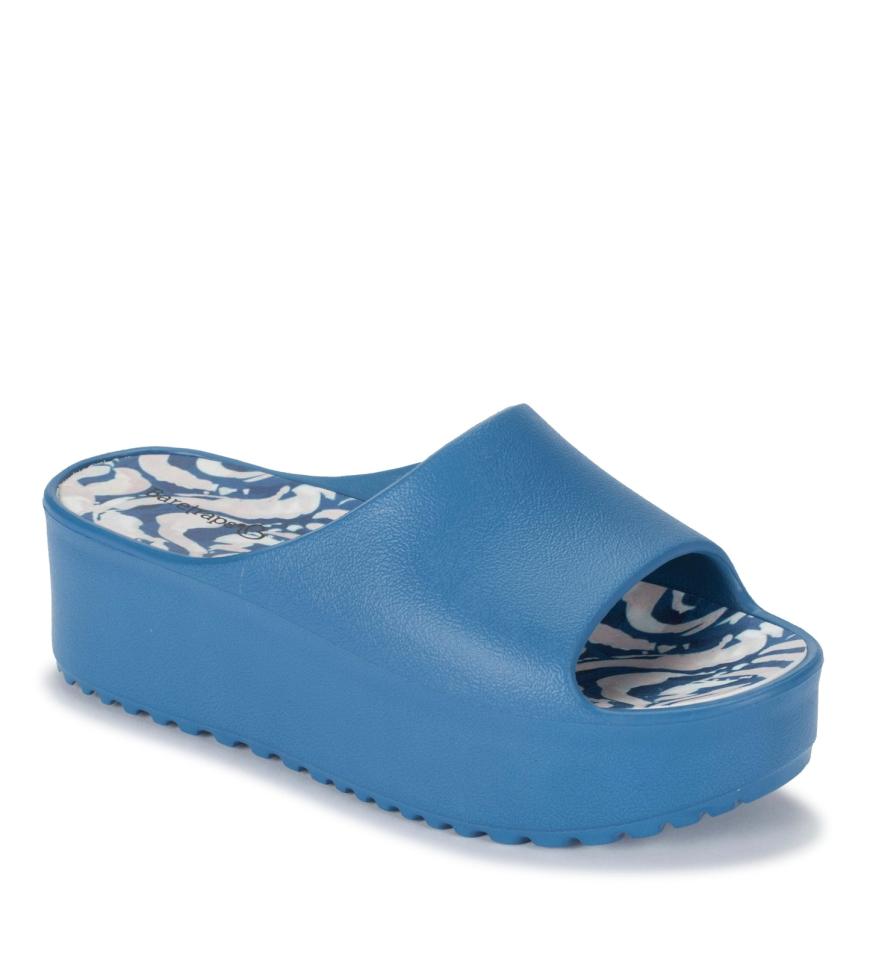 Baretraps Slides &amp; Slip On Sandals | Women Parvati Platform Sandal Atlantic Blue