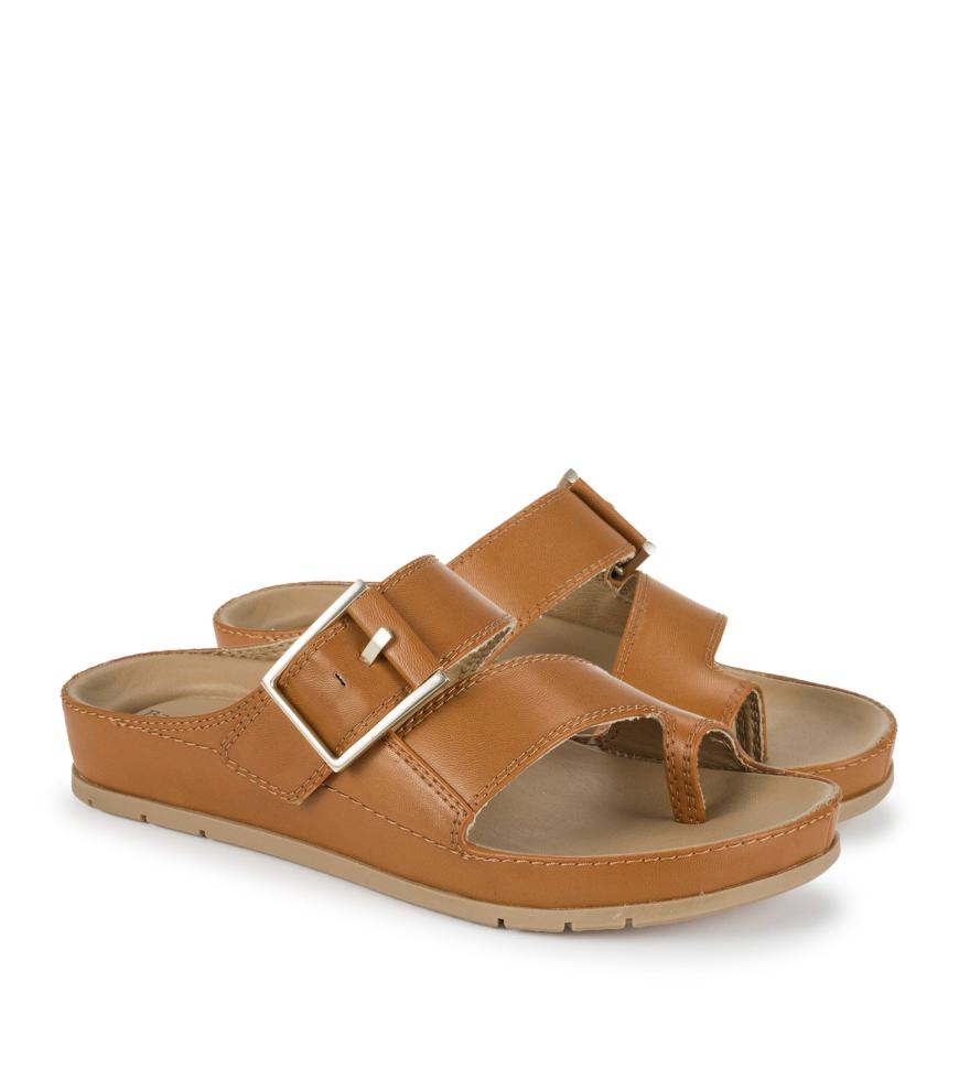 Baretraps Slides &amp; Slip On Sandals | Women Welda Slide Sandal Dark Caramel