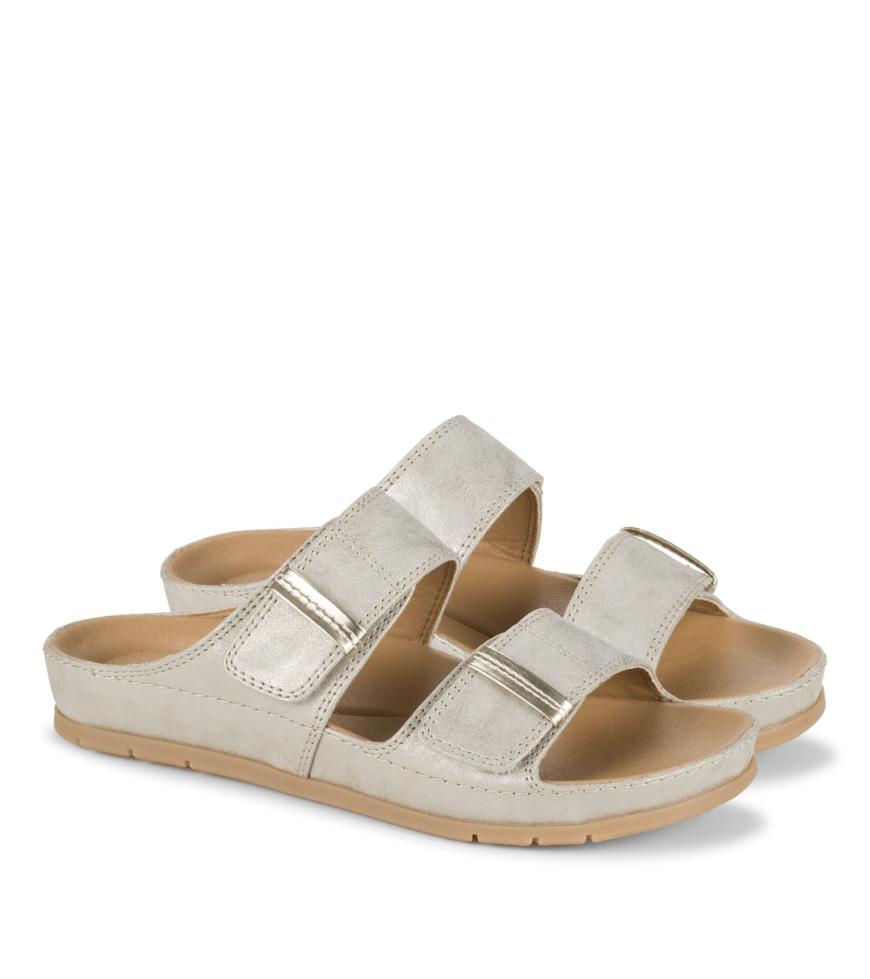 Baretraps Slides &amp; Slip On Sandals | Women Wisteria Slide Sandal Champagne