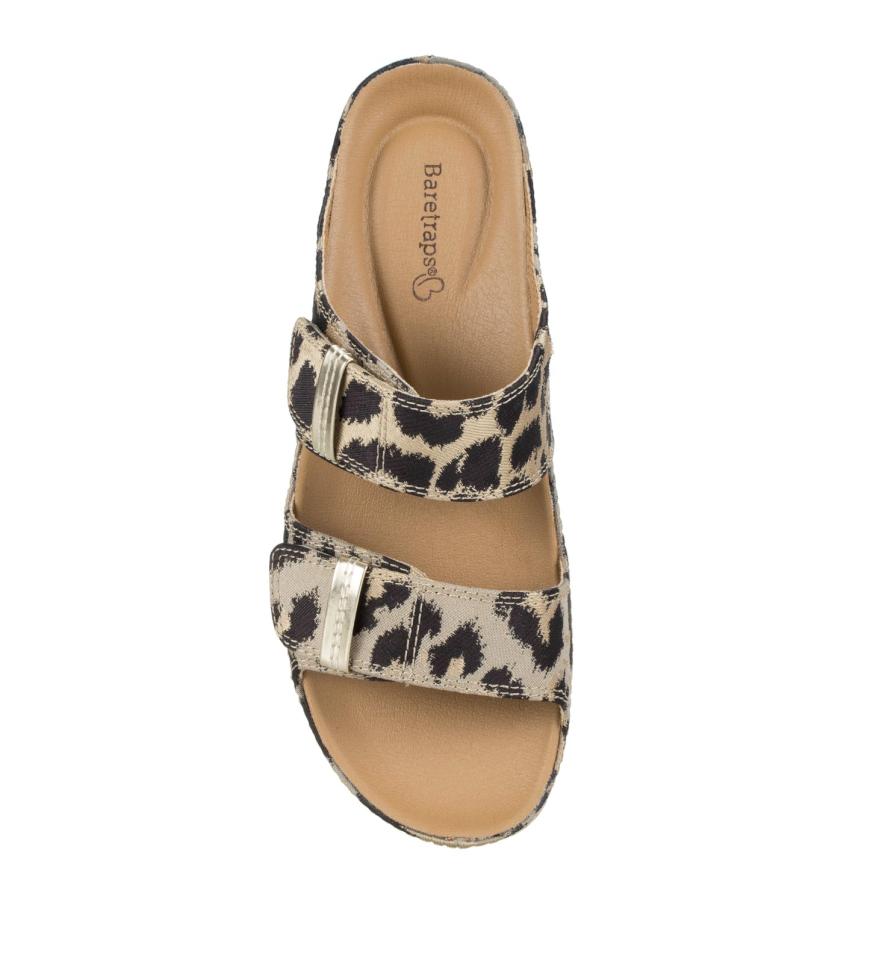 Baretraps Slides &amp; Slip On Sandals | Women Wisteria Slide Sandal Natural Multi Leopard