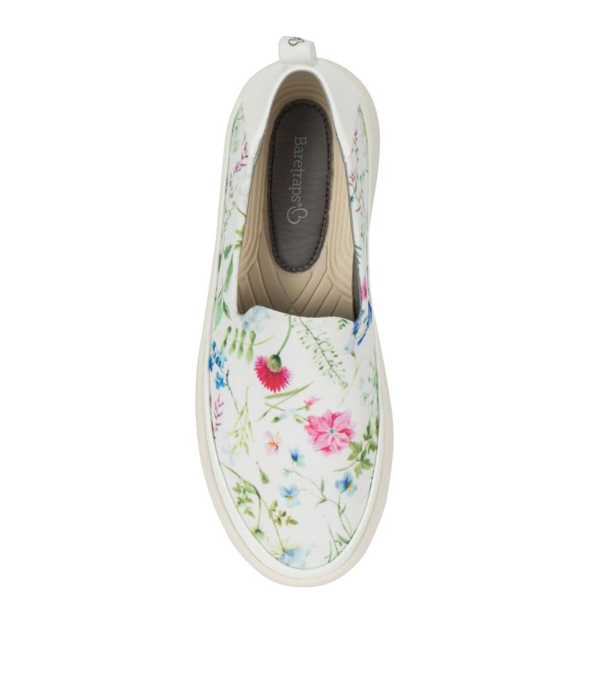 Baretraps Sneakers | Women Nevin Slip On Sneaker White Multi Flower Canvas
