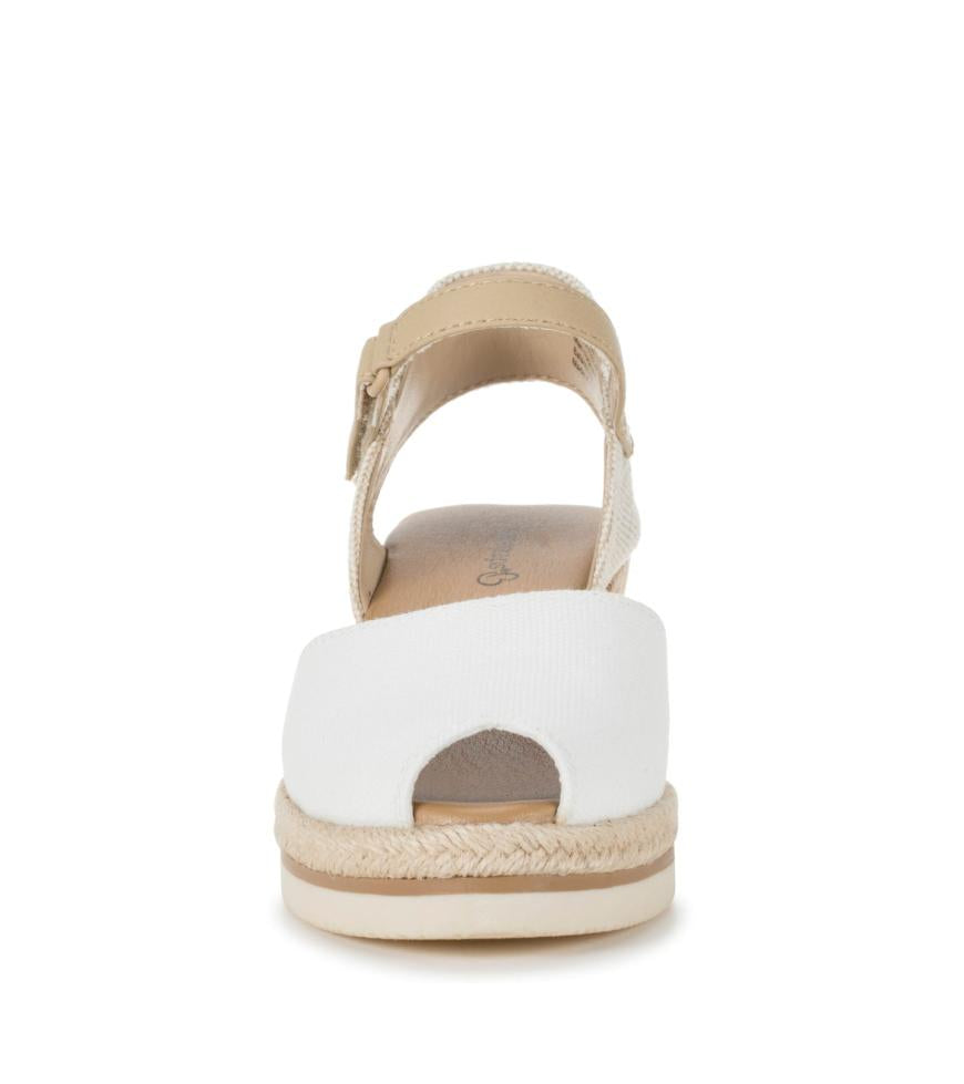 Baretraps Wedge Sandals | Women Acadia Peep Toe Wedge Sandal White