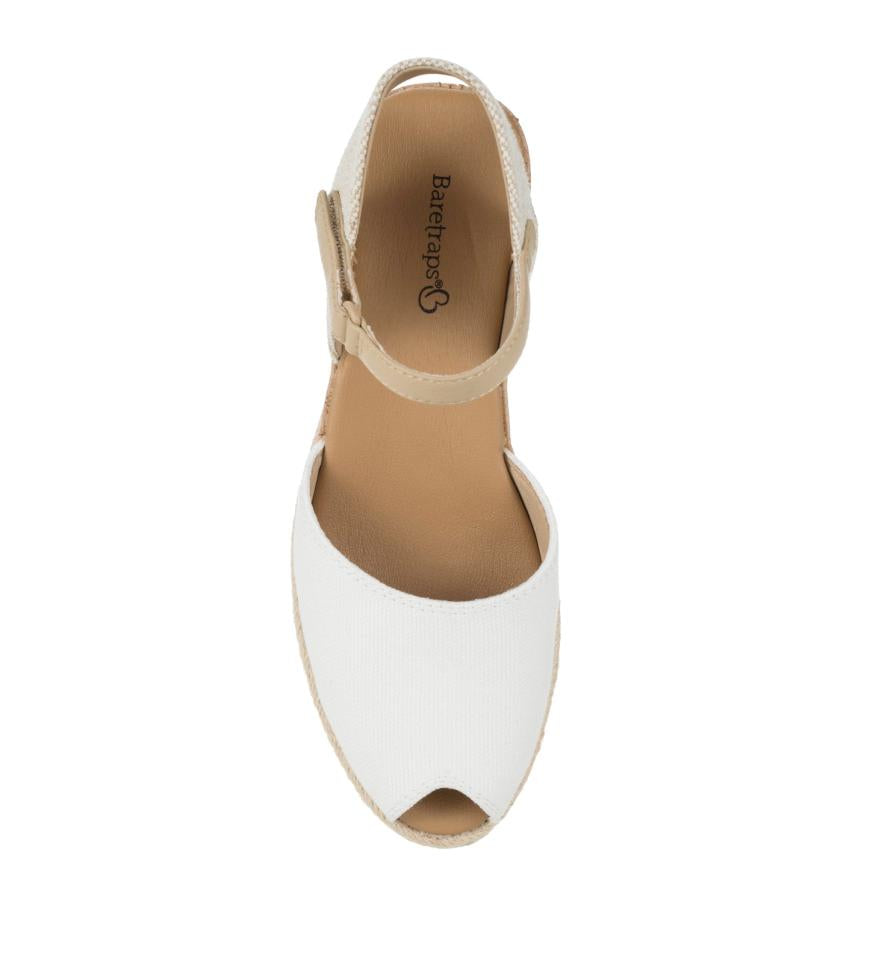 Baretraps Wedge Sandals | Women Acadia Peep Toe Wedge Sandal White