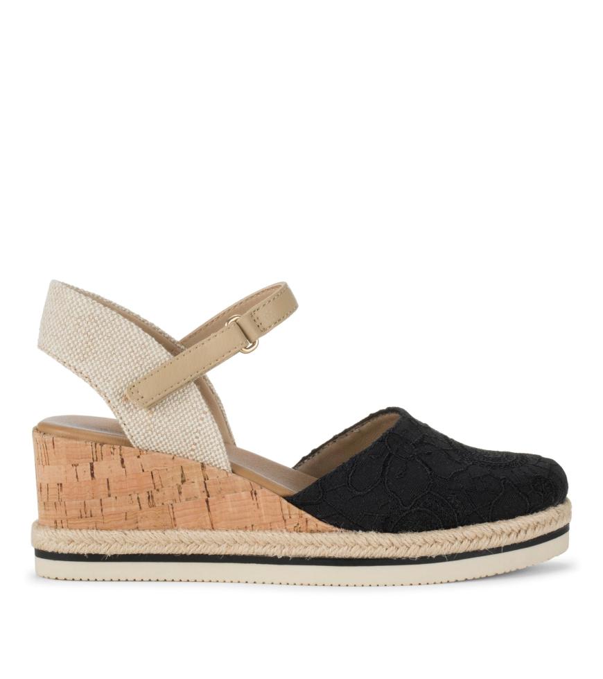 Baretraps Wedge Sandals | Women Alycia Closed Toe Wedge Sandal Black