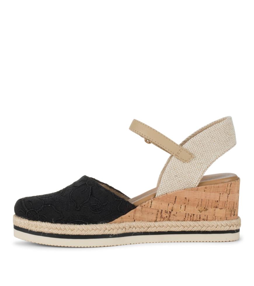 Baretraps Wedge Sandals | Women Alycia Closed Toe Wedge Sandal Black