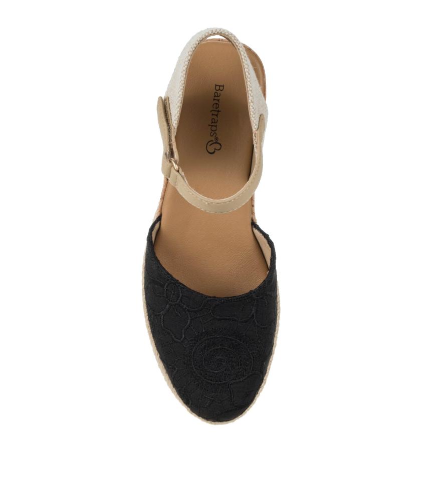 Baretraps Wedge Sandals | Women Alycia Closed Toe Wedge Sandal Black