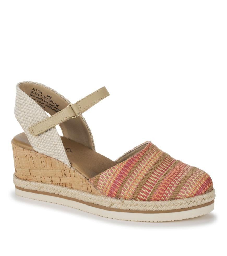 Baretraps Wedge Sandals | Women Alycia Closed Toe Wedge Sandal Coral Multi