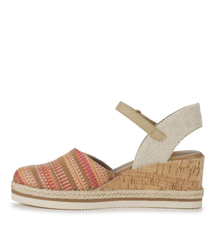 Baretraps Wedge Sandals | Women Alycia Closed Toe Wedge Sandal Coral Multi