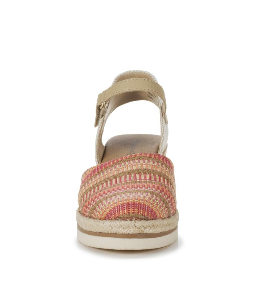Baretraps Wedge Sandals | Women Alycia Closed Toe Wedge Sandal Coral Multi