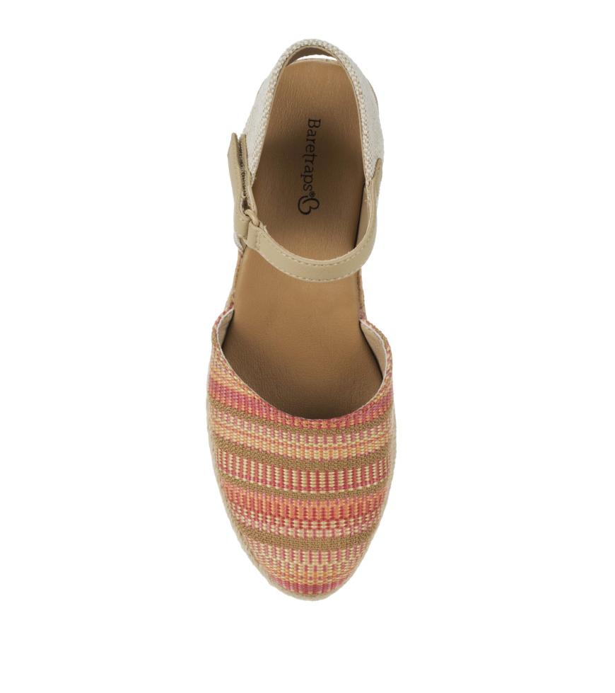 Baretraps Wedge Sandals | Women Alycia Closed Toe Wedge Sandal Coral Multi