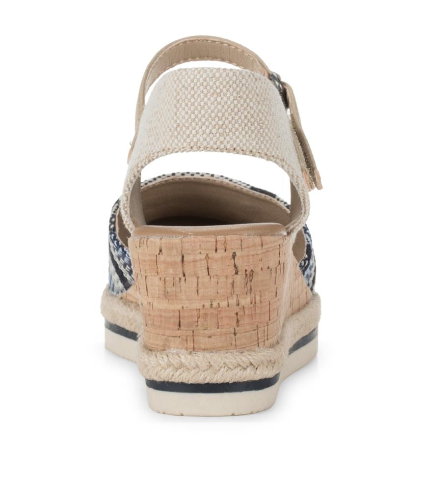 Baretraps Wedge Sandals | Women Alycia Closed Toe Wedge Sandal Navy Multi