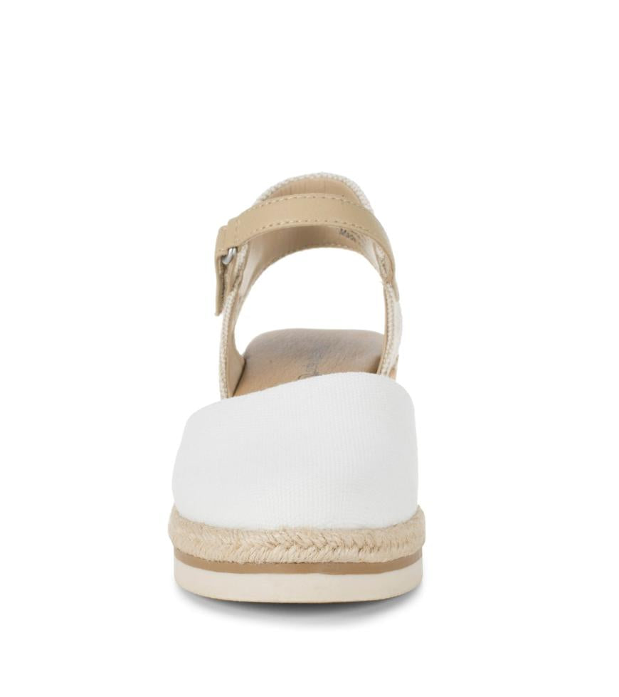 Baretraps Wedge Sandals | Women Alycia Closed Toe Wedge Sandal White