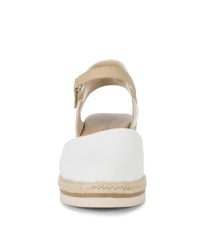 Baretraps Wedge Sandals | Women Alycia Closed Toe Wedge Sandal White