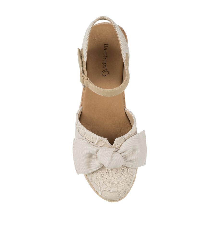Baretraps Wedge Sandals | Women Arabelle Closed Toe Wedge Sandal Cream