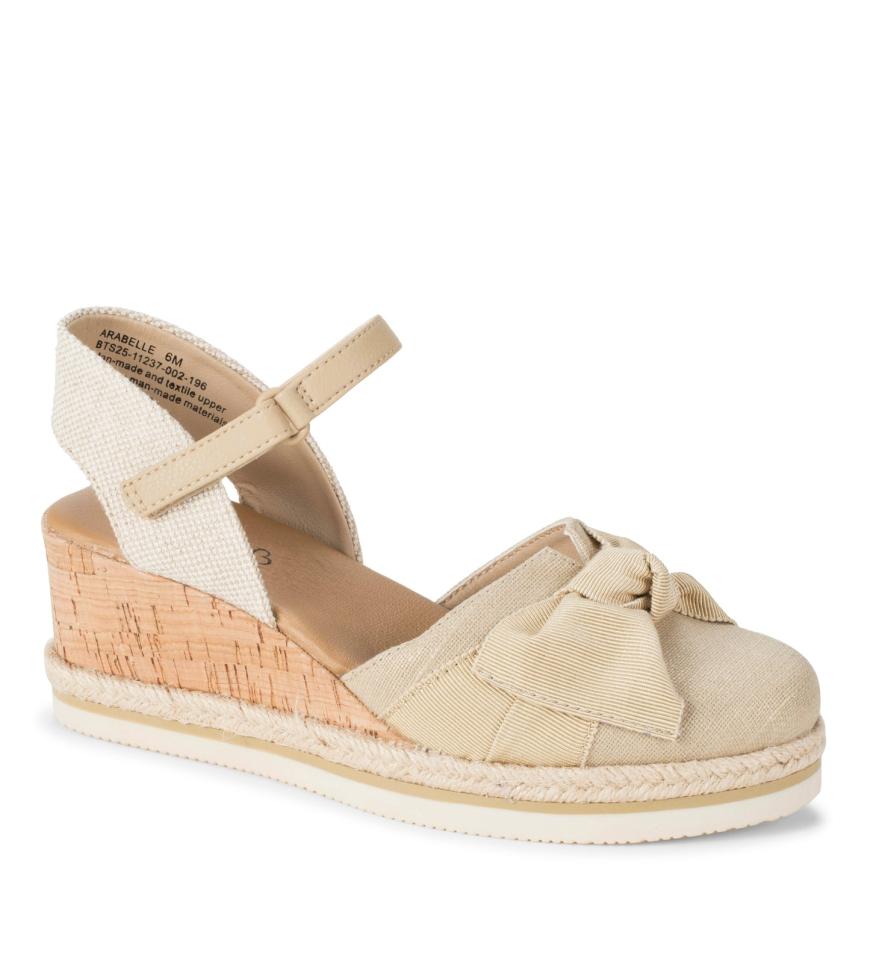 Baretraps Wedge Sandals | Women Arabelle Closed Toe Wedge Sandal Light Gold