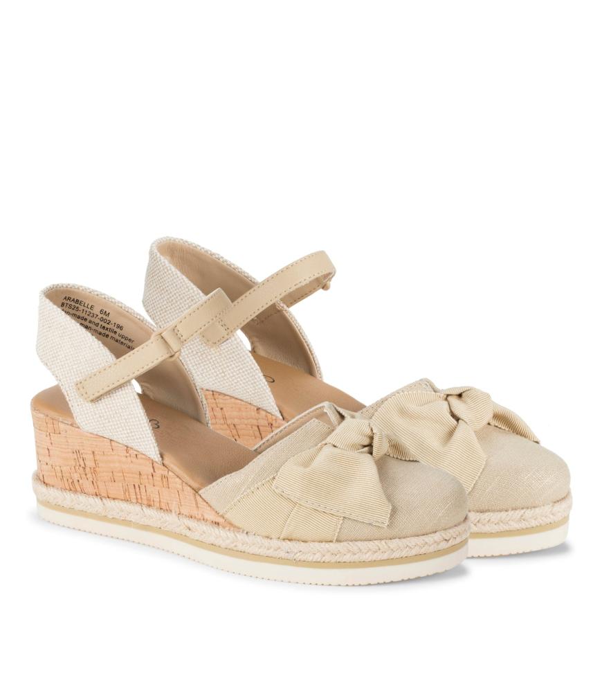 Baretraps Wedge Sandals | Women Arabelle Closed Toe Wedge Sandal Light Gold