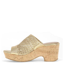 Baretraps Wedge Sandals | Women Bethie Wedge Sandal Old Gold