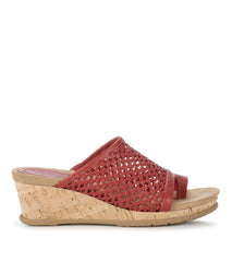 Baretraps Wedge Sandals | Women Faye Wedge Sandal Cherry Red