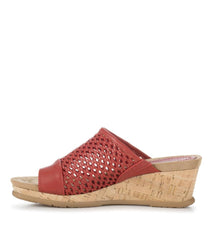 Baretraps Wedge Sandals | Women Faye Wedge Sandal Cherry Red